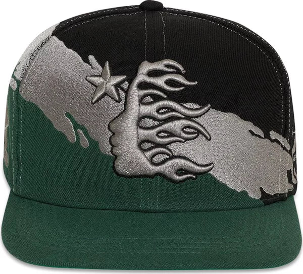 Hellstar Green Paintbrush Snapback Hat