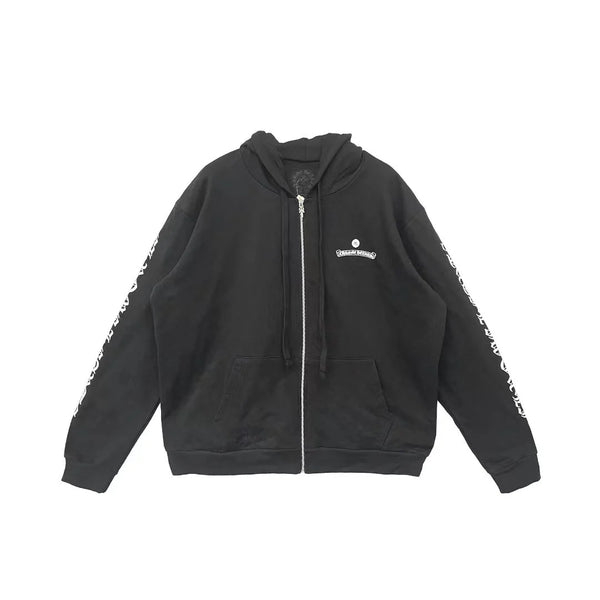 Chrome Hearts Scroll Black Zip Up