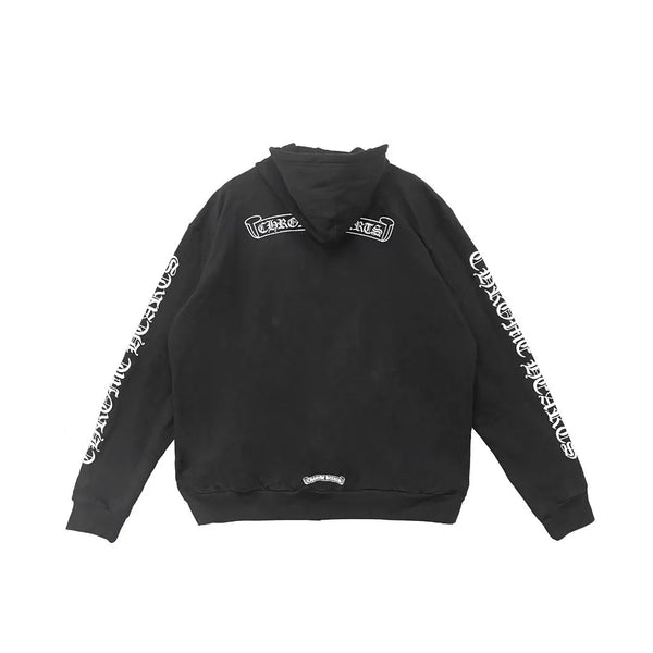 Chrome Hearts Scroll Black Zip Up