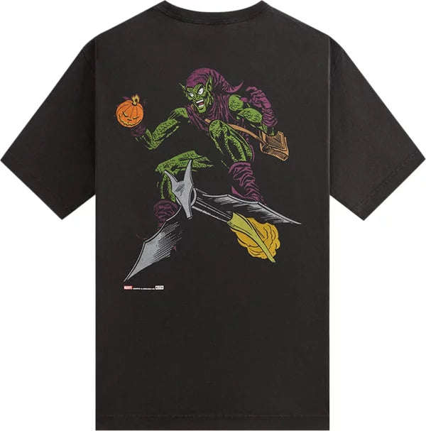 Kith x Marvel Green Goblin Vintage Black Tee