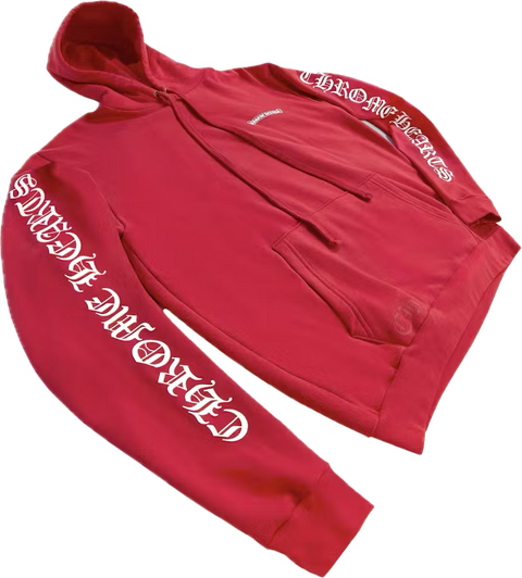 Chrome Hearts Red Hoodie