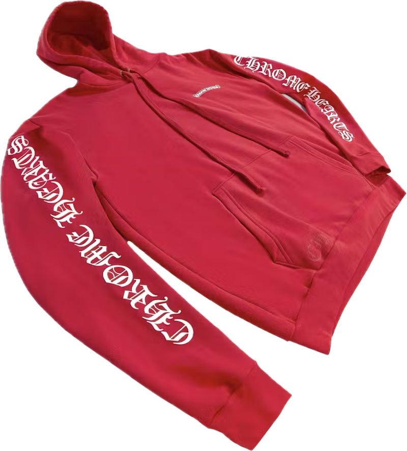 Chrome Hearts Red Hoodie