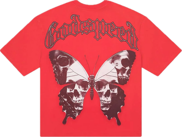 Godspeed Butterfly Effect Red Tee