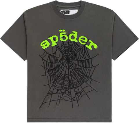 Sp5der OG Web V2 Slate Grey Tee