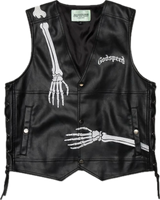 Godspeed ROD Vegan Leather Black Vest