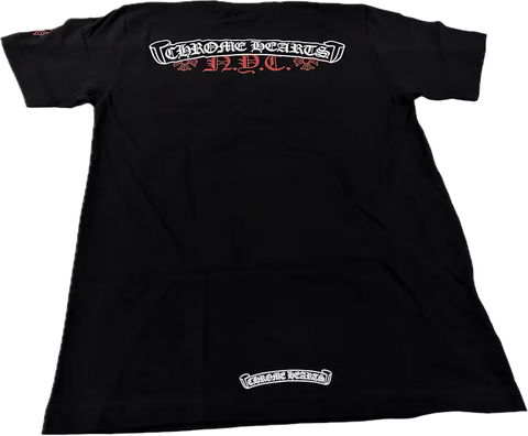 Chrome Hearts NYC Scroll Red/Black Tee