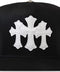 Chrome Hearts Cemetery White Leather Black Trucker