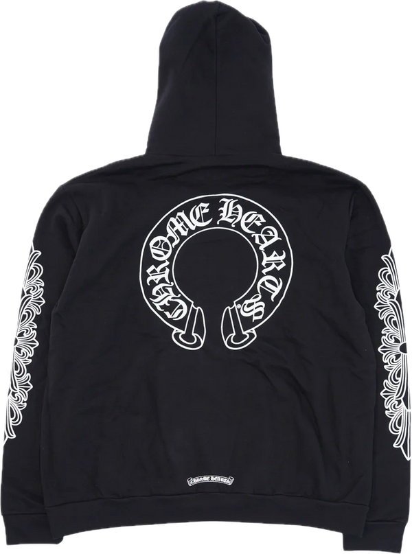 Chrome Hearts Horseshoe Black Hoodie