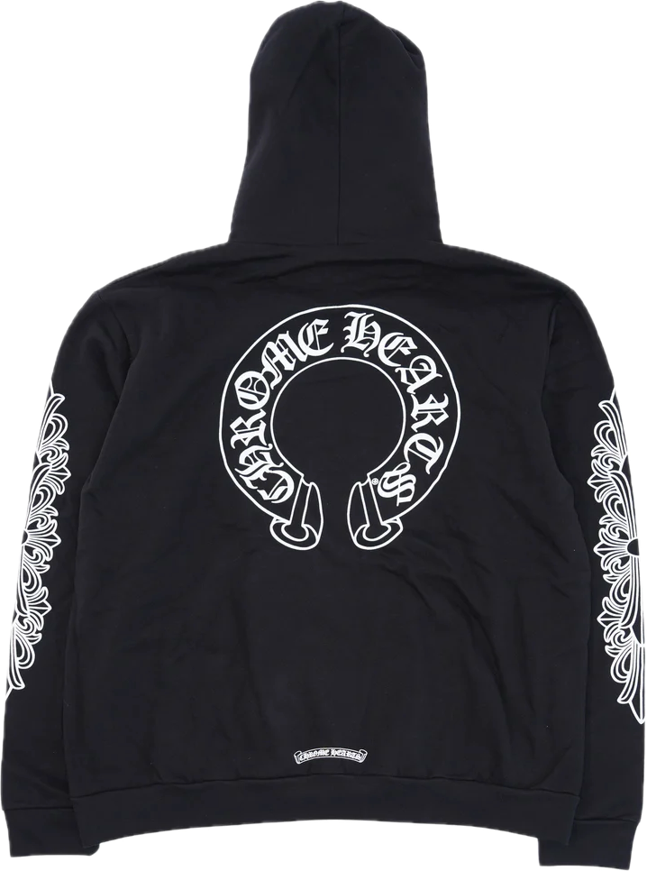 Chrome Hearts Horseshoe Black Hoodie