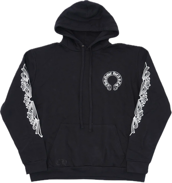 Chrome Hearts Horseshoe Black Hoodie