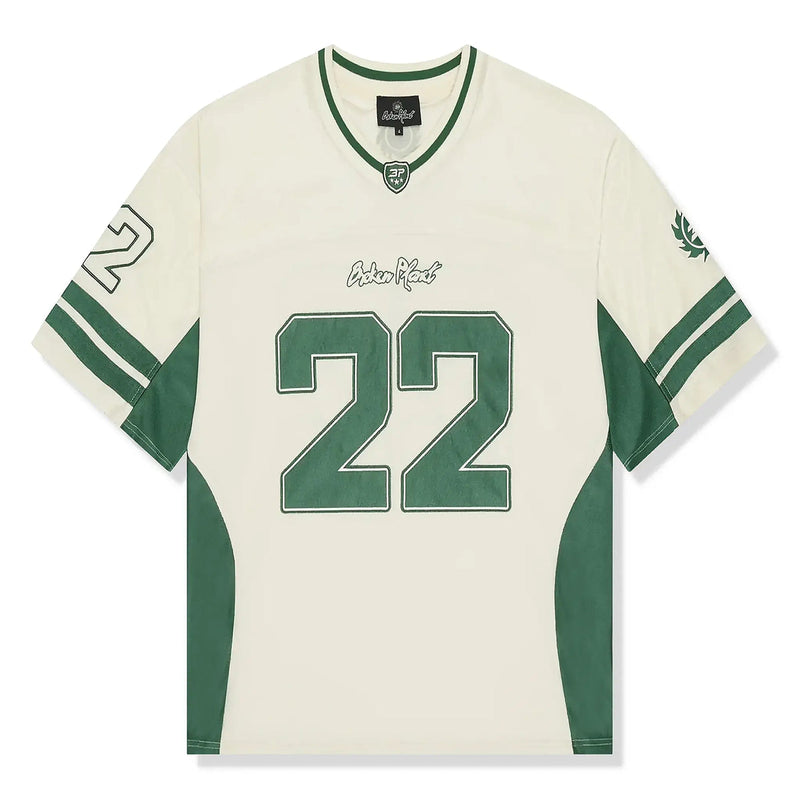 Broken Planet American Football Green/Bone Jersey