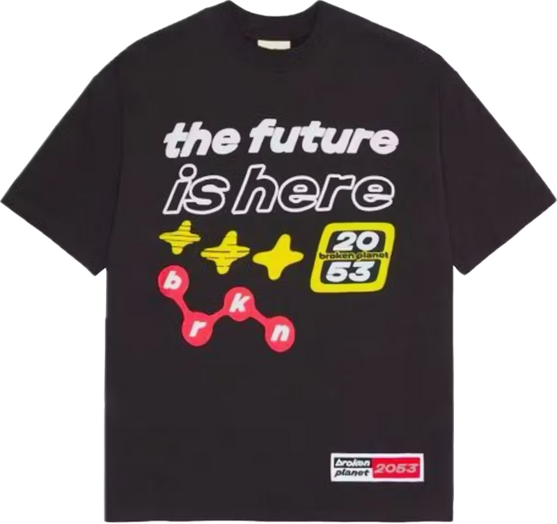 Broken Planet The Future Is Here Black Tee