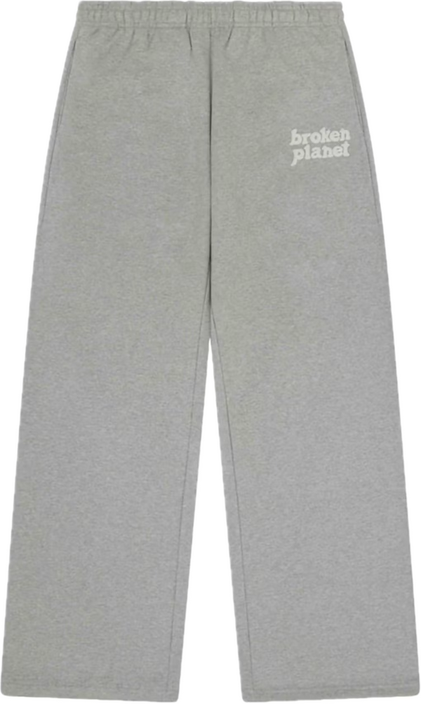 Broken Planet Wide Leg Grey Sweatpants