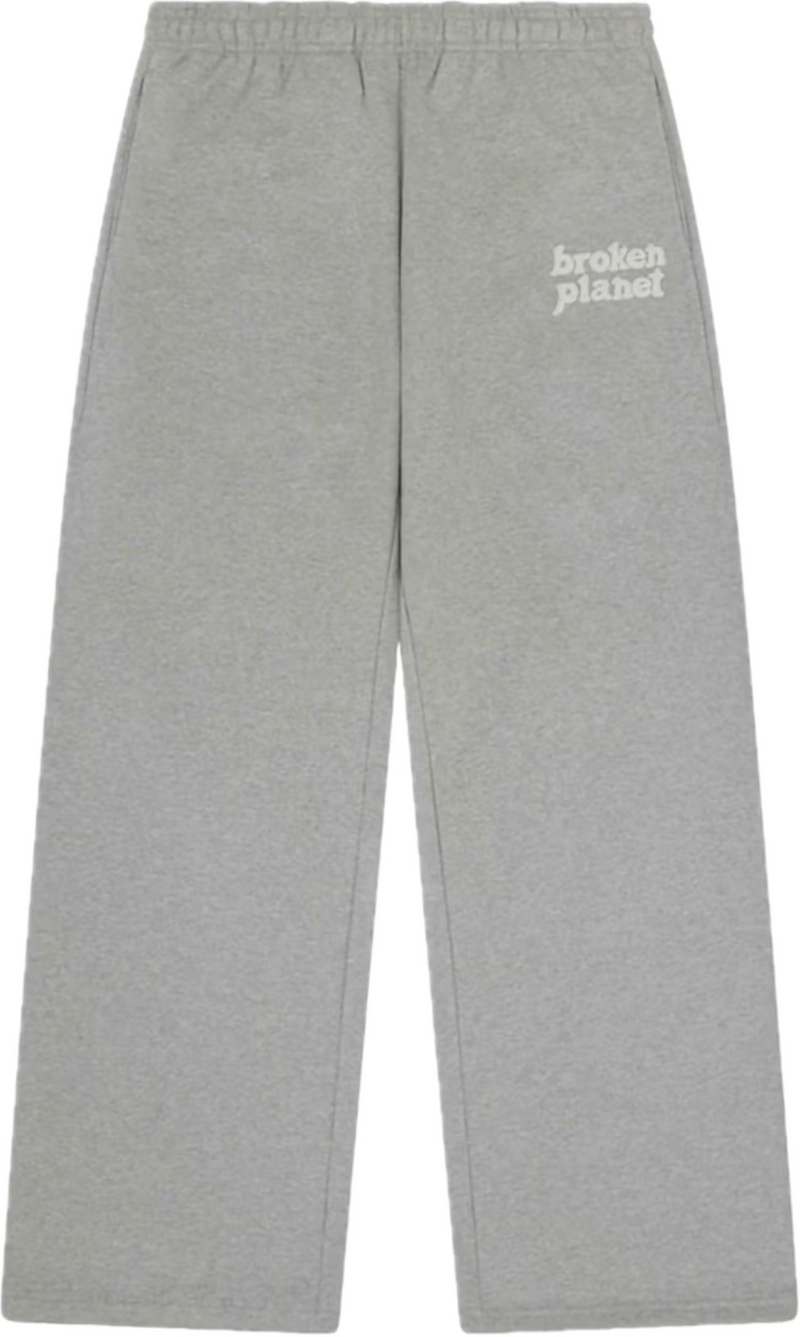 Broken Planet Wide Leg Grey Sweatpants