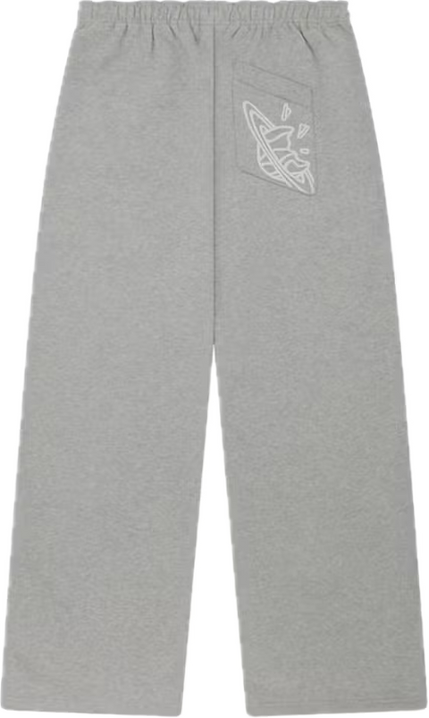 Broken Planet Wide Leg Grey Sweatpants