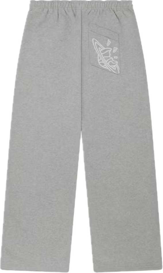 Broken Planet Wide Leg Grey Sweatpants