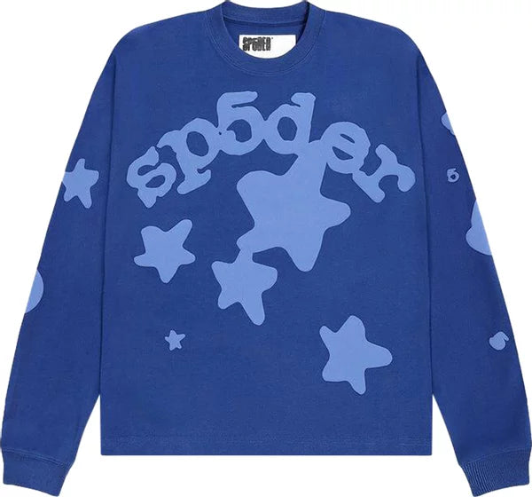 Sp5der Blue Beluga L/S Tee