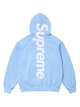 Supreme Satin Appplique Light Blue Hoodie