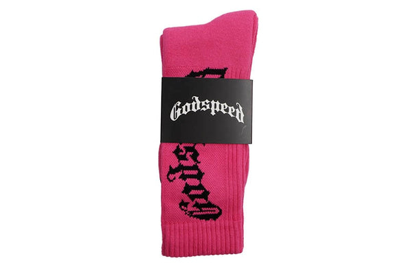 Godspeed OG Logo Pink Socks