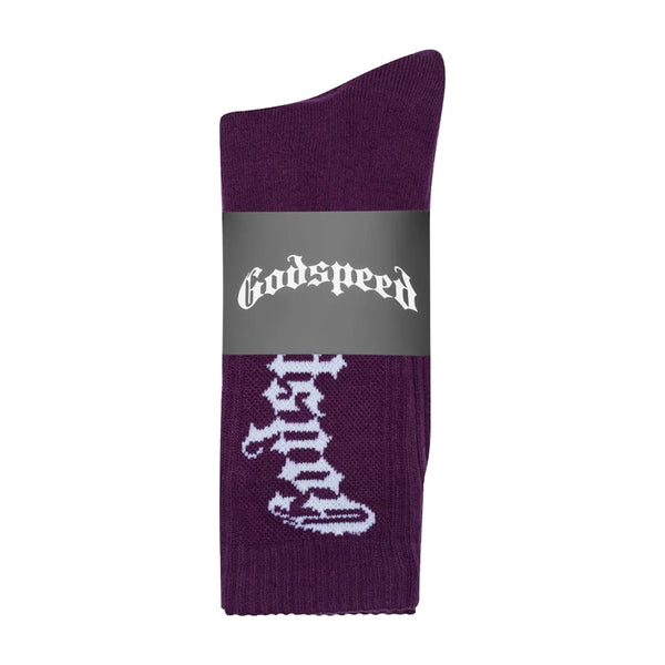 Godspeed OG Logo Purple Socks