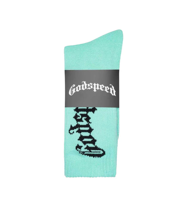 Godspeed OG Logo Teal Socks