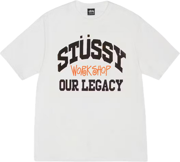 Stussy x Our Legacy Work Shop Collegiate Pigment Dyed Tee Natural