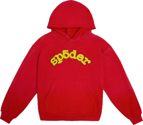 Sp5der OG Logo Red Hoodie