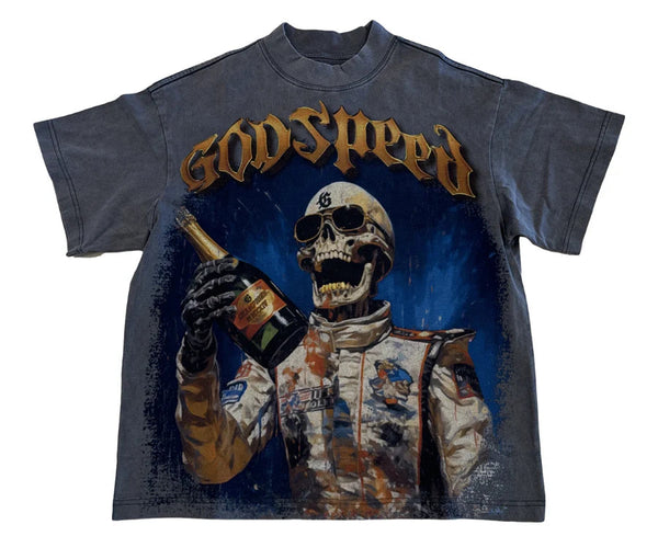 Godspeed Victory Toast Grey Tee