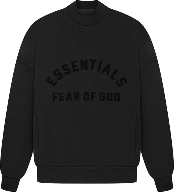 Essentials SS23 Jet Black Crewneck