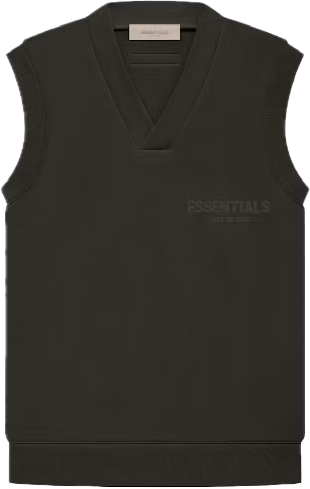 Essentials Off Black Womens Vest