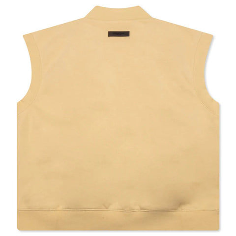 Essentials V Neck Sand Vest