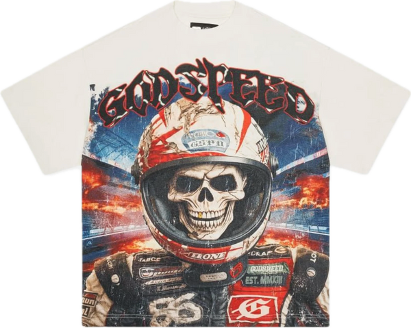 Godspeed Speed Racer Bone Tee