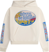 Rhude Hotel Cream Hoodie