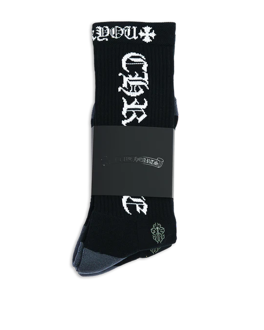 Chrome Hearts Dagger Black/White Socks