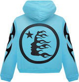 Hellstar Studios Blue Zip Up Hoodie