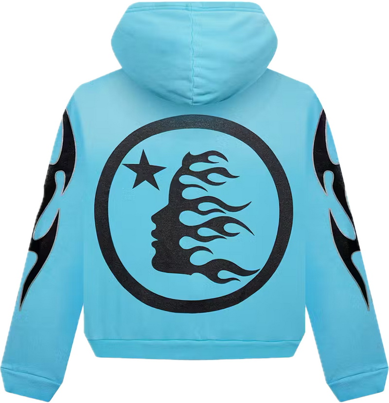 Hellstar Studios Blue Zip Up Hoodie