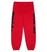 Sp5der Beluga Red/Black Sweatpants