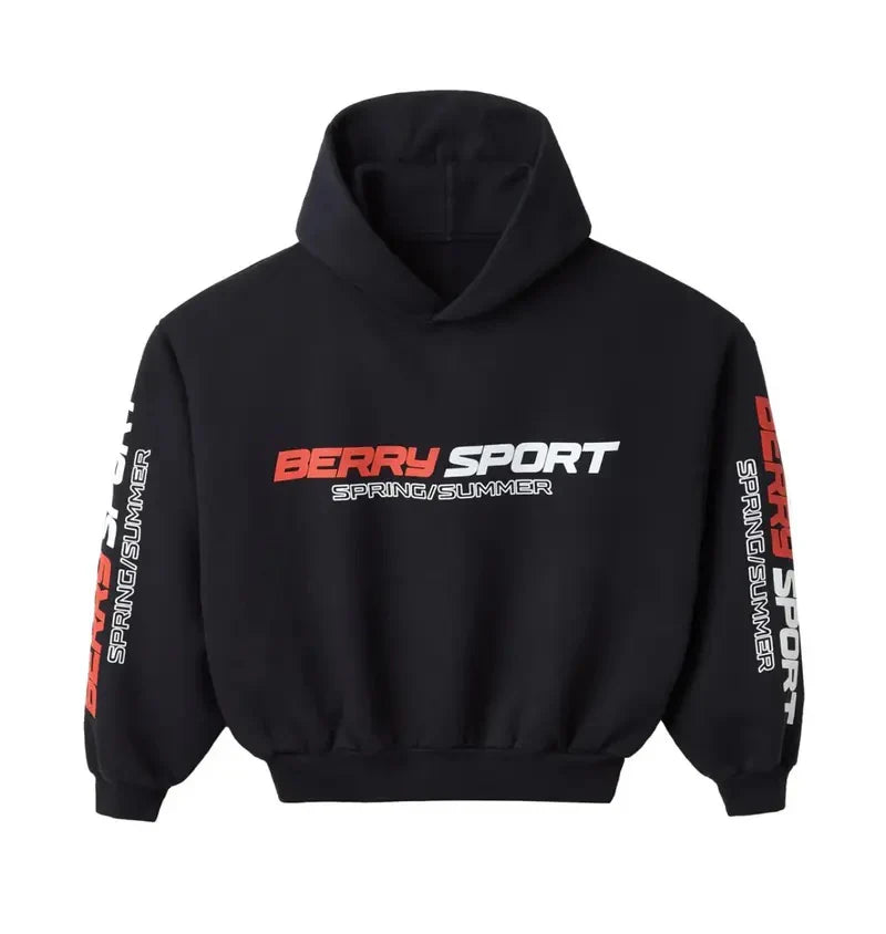 GV Gallery Berry Sport Black Hoodie