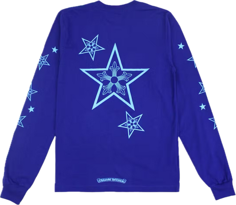 Chrome Hearts Star Blue L/S Tee