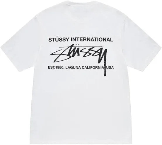 Stussy Smooth Int. White Tee