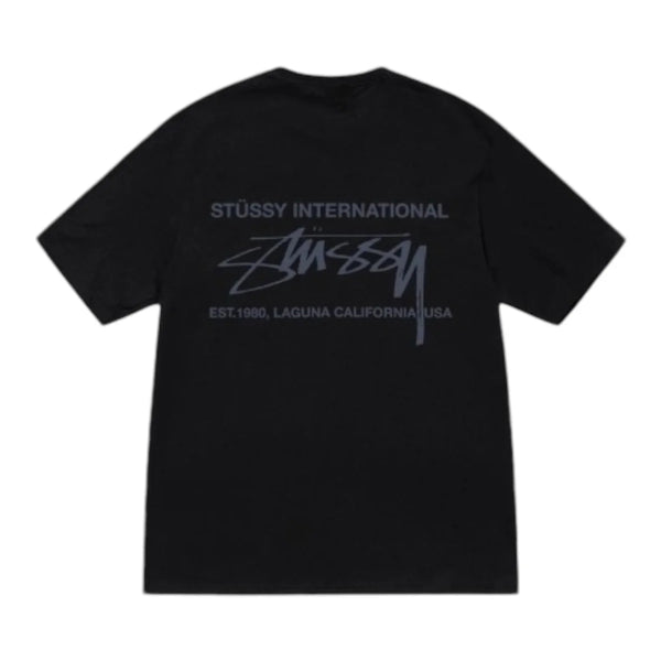 Stussy Smooth Int. Black Tee