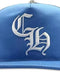 Chrome Hearts CH Blue 5 Panel Hat