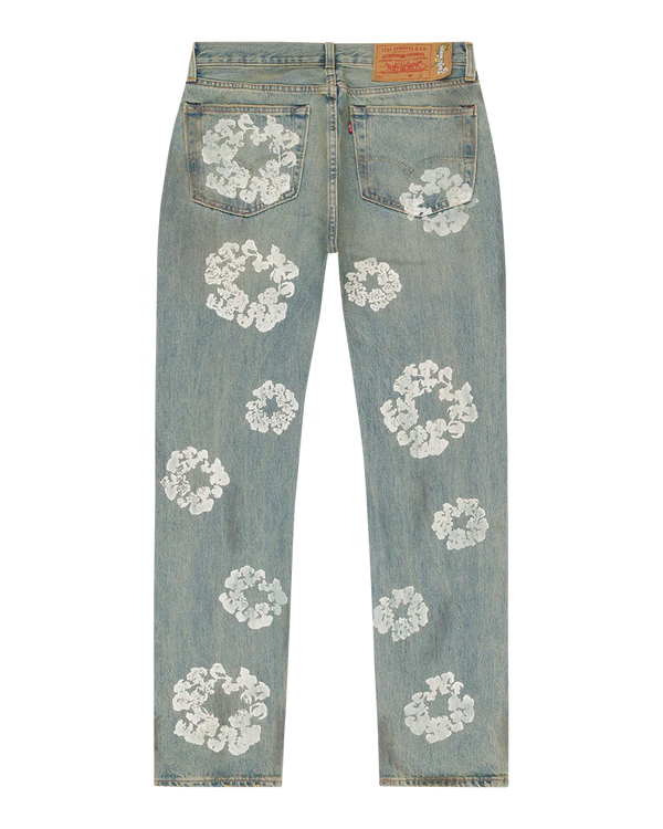 Denim Tears Cotton Wreath Dirty Light Wash Jeans