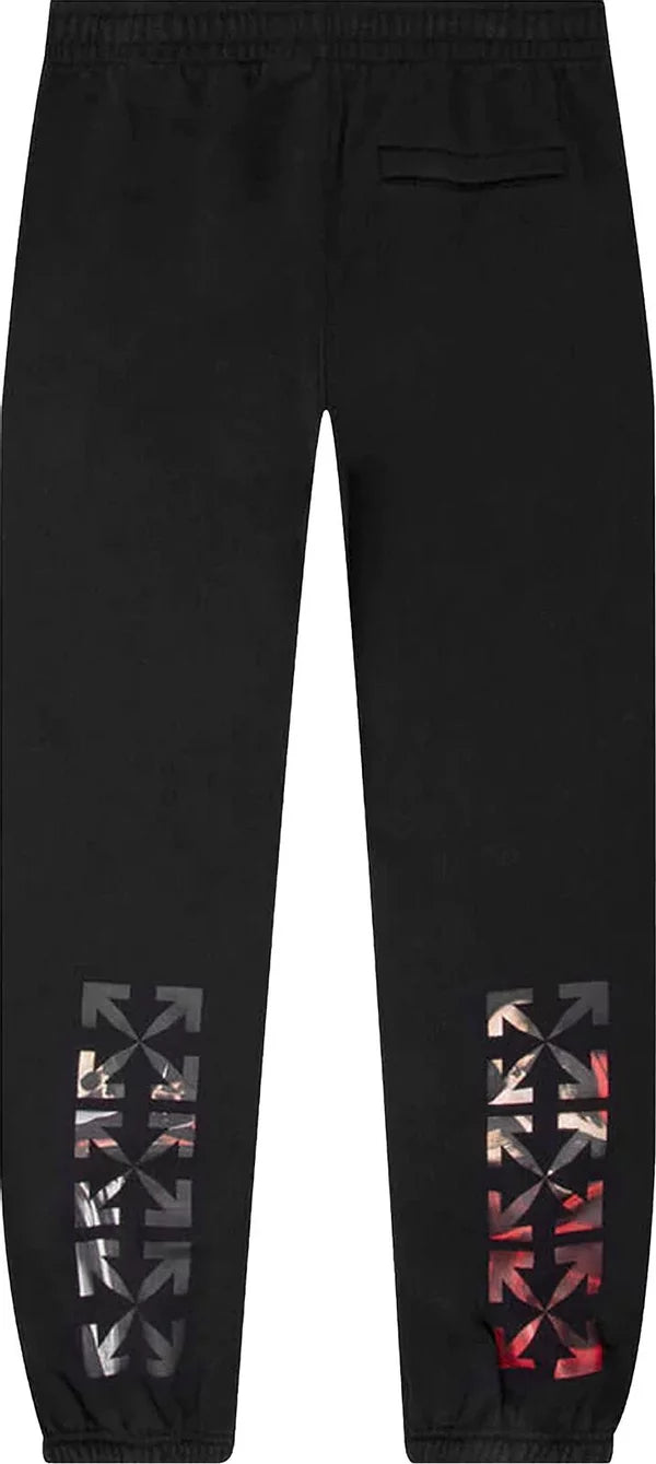 Off-White Caravag Paint Black Sweatpants