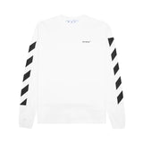 Off-White Diag Helvetica Skate White L/S Tee