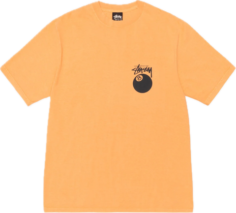 Stussy 8 Ball Orange Tee