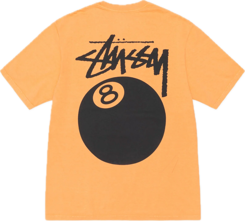 Stussy 8 Ball Orange Tee