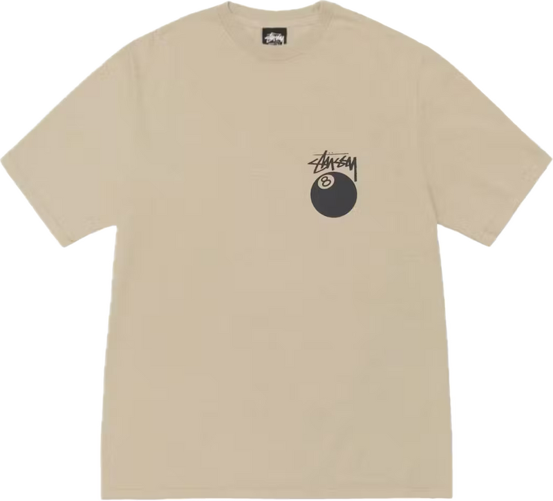 Stussy 8 Ball Khaki Tee