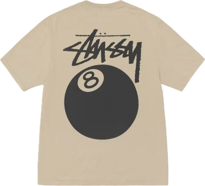 Stussy 8 Ball Khaki Tee