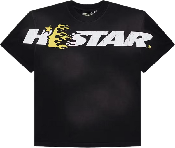 Hellstar Cartoon Yellow Black Tee